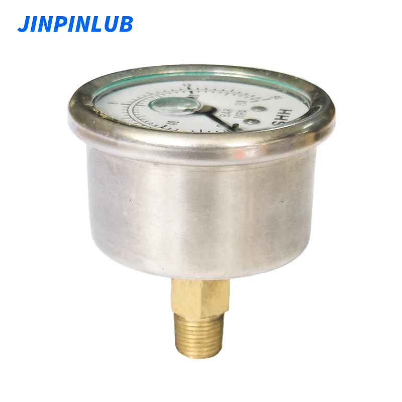 JINPINLUB Radial immersion MFB-160bar stainless steel miniature intelligent gauge hydraulic pressure gauge pressure