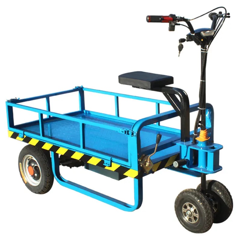 YY Trolley Truck King Construction Site Battery Carrier Three-Wheel Trolley factory direct sales new battery powered three wheel electric cargo tricycles custom
