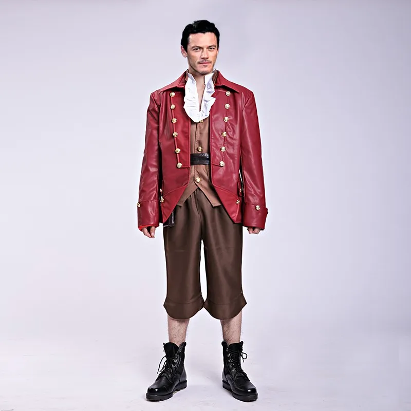 

Movie Beauty and the Beast Gaston Cosplay Costume Christmas Party For Men Halloween Party Carnival Costume