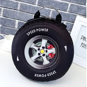 Lovely Kids Small Backpack 3d Car Tire Children Schoolbag Wheel Kindergarten Bag Age 3-5 Boy Girl Toddler Kawaii School Bag 1