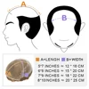 Men Toupee 0.03mm Thin Skin Invisible Human Hair System Male Wig Natural Hairline Men Wig Capillary Prosthesis Bald Hairpiece 5