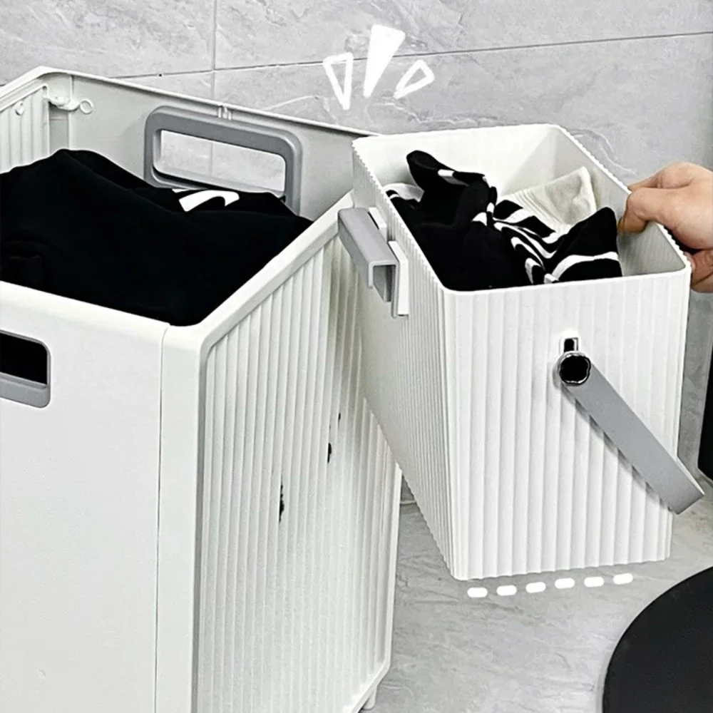 Foldable Laundry Basket High-Capacity Household Bathroom Storage Basket Clothes Bucket Home Accessories Dirty Clothes Storage clothing sorting basket