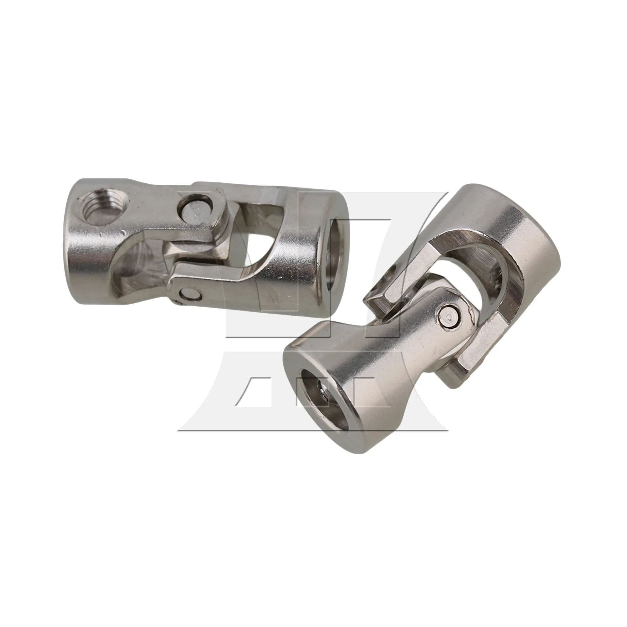 CNBTR 120 Pcs Metal Shaft Coupler for RC Car Boat Motor Connector 6-6mm Silver