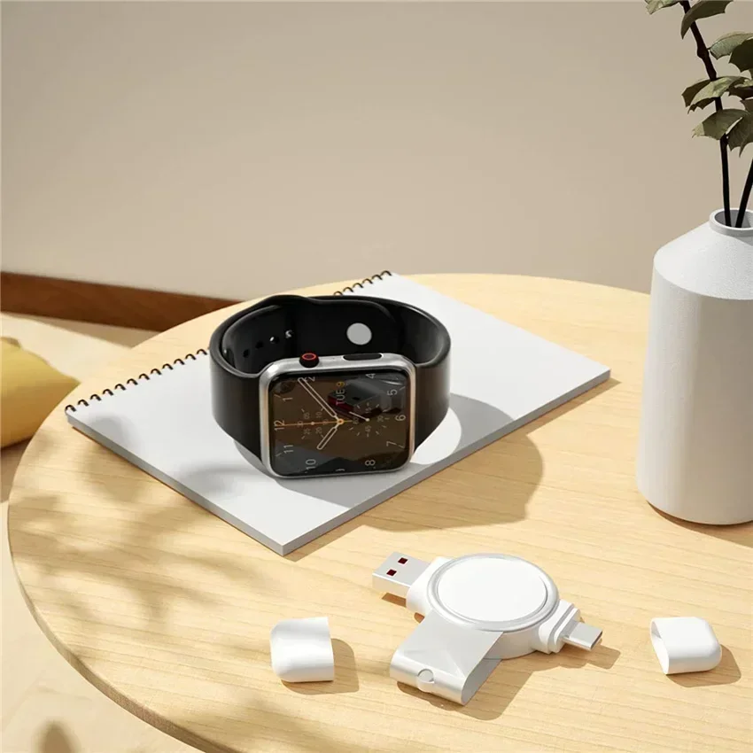 Wireless Charging Dock for Apple Watch with USB Type C