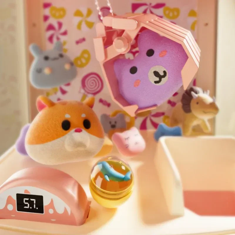 Children Mini Claw Machine Toys DIY Prizes Coin Operated Games Arcade Crane Automatic Doll Machines Kids Birthday Christmas Gift 4