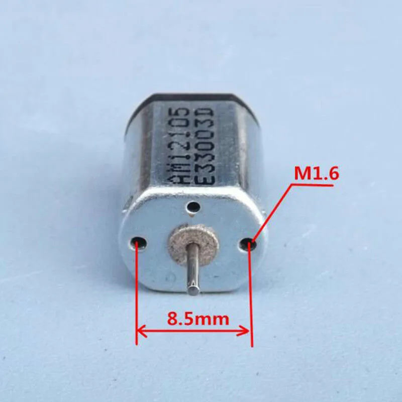 2Pcs Micro 10*12Mm N20 Motor Electric Dc 3.7V 30000Rpm High Speed Carbon Brush   Kids' Toys Hobbies Smart Car Boat Model