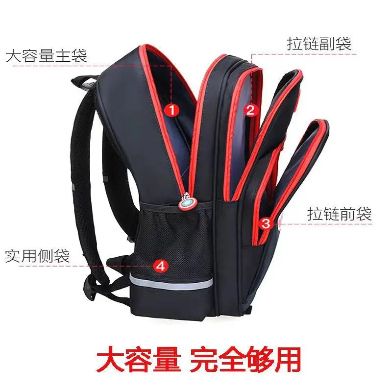 Disney Mickey mouse school bags for boys girls primary student backpack orthopedic breathable bags Grade 1-5 mochilars escolar