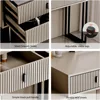 White Dressing Table with Mirror and Light, Small Makeup Table with 5 Drawers, Modern Makeup Table with Adjustable Cabinets 5