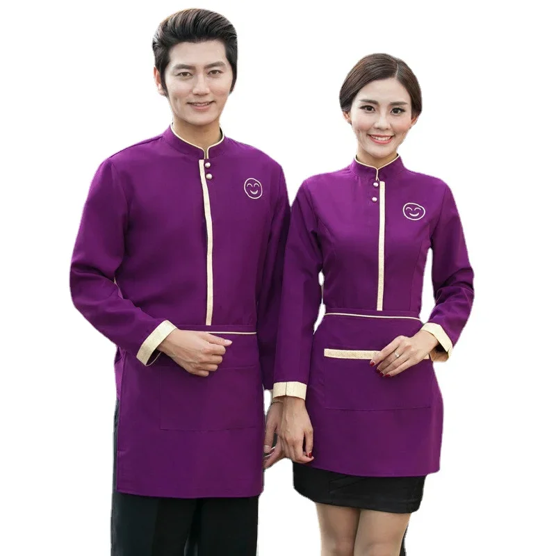 

Shipping Coats Womens Stylish Hotel Bakery Apparel Uniform Chef Free Waiters Uniformes Catering Costumes for Coffee
