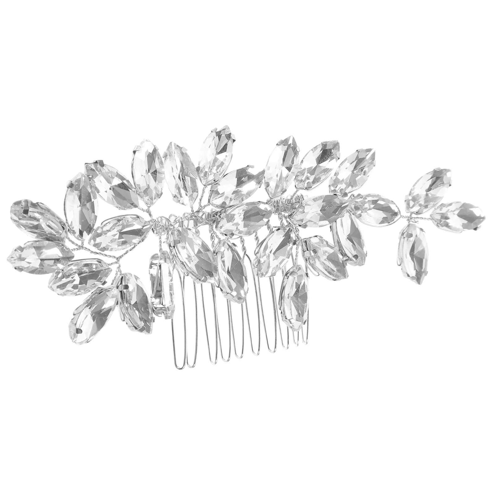 

Crystal Hair Accessories Wedding Side Comb Rhinestone Pin Rhinestones for Women Bridal Decorative Miss