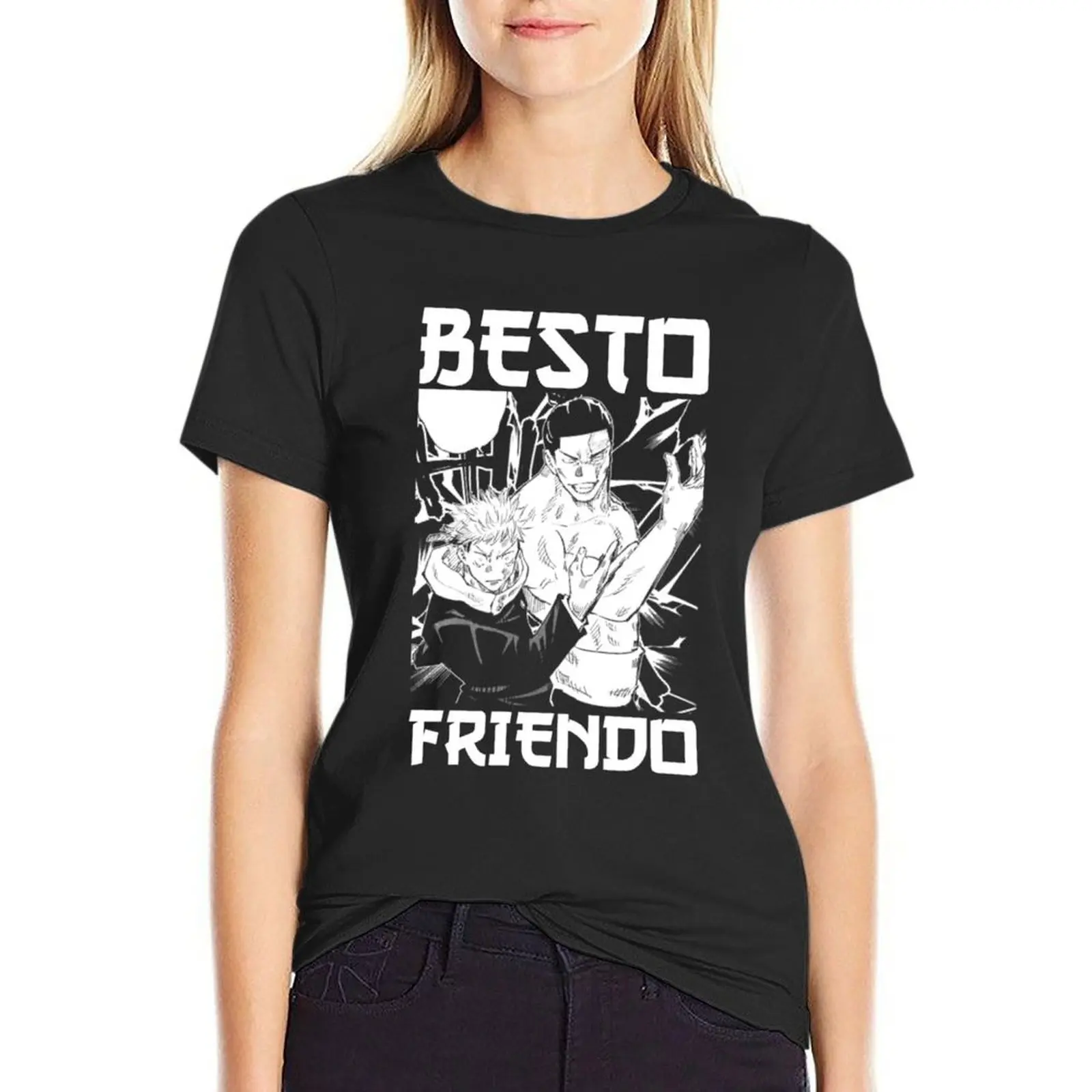 

BESTO FRIENDO T-shirt summer tops shirts graphic tees tees Women's t-shirt