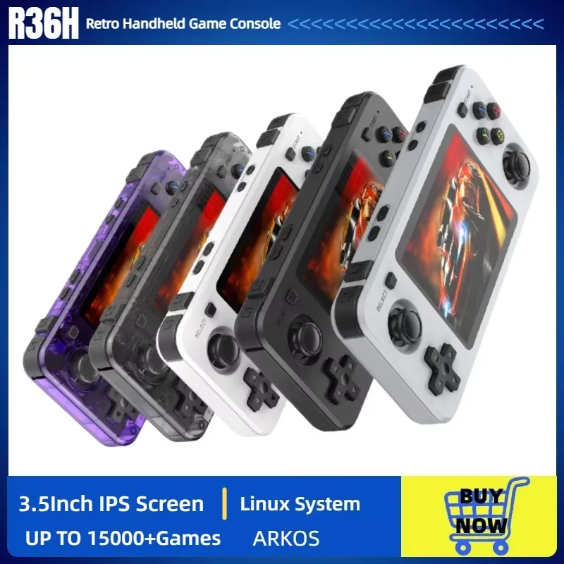 Consola de videojuegos portátil retro R36S Pantalla IPS de 3,5 pulgadas Consola de videojuegos portátil retro R36S Pantalla IPS de 3,5 pulgadas