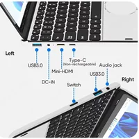 Mini Pocket PC Laptops Yoga 2 IN 1 Notebook 11 Inch Touch Screen Intel N100 32GB DDR4 1TB SSD WiFi5 Netbook Micro PC Computer 2