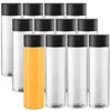 Bulk Empty Plastic Reusable Juice /Water Bottles as Smoothie Bottles for Sensory Crafts and Calming Bottles 400ml 6/12PCS