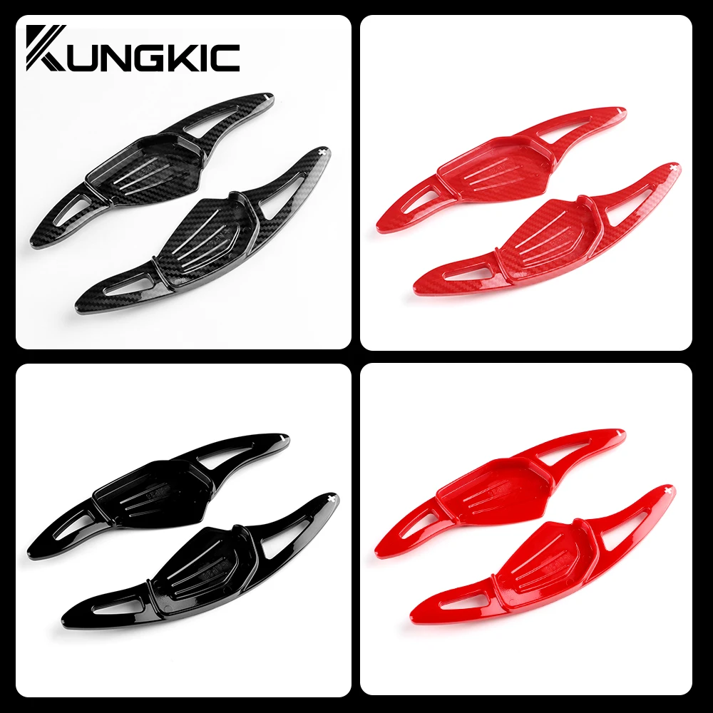 Premium Car Steering Wheel Paddle Shifter Cover ABS Trim Accessories