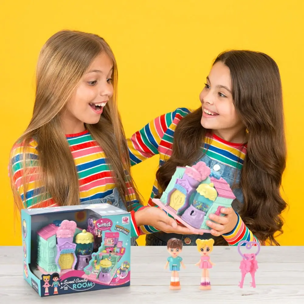 Creative Simulation Play House Toys Expandable Interactive Miniature Villa Model Toy 3D Cosplay Simulated Princess Castle Toy