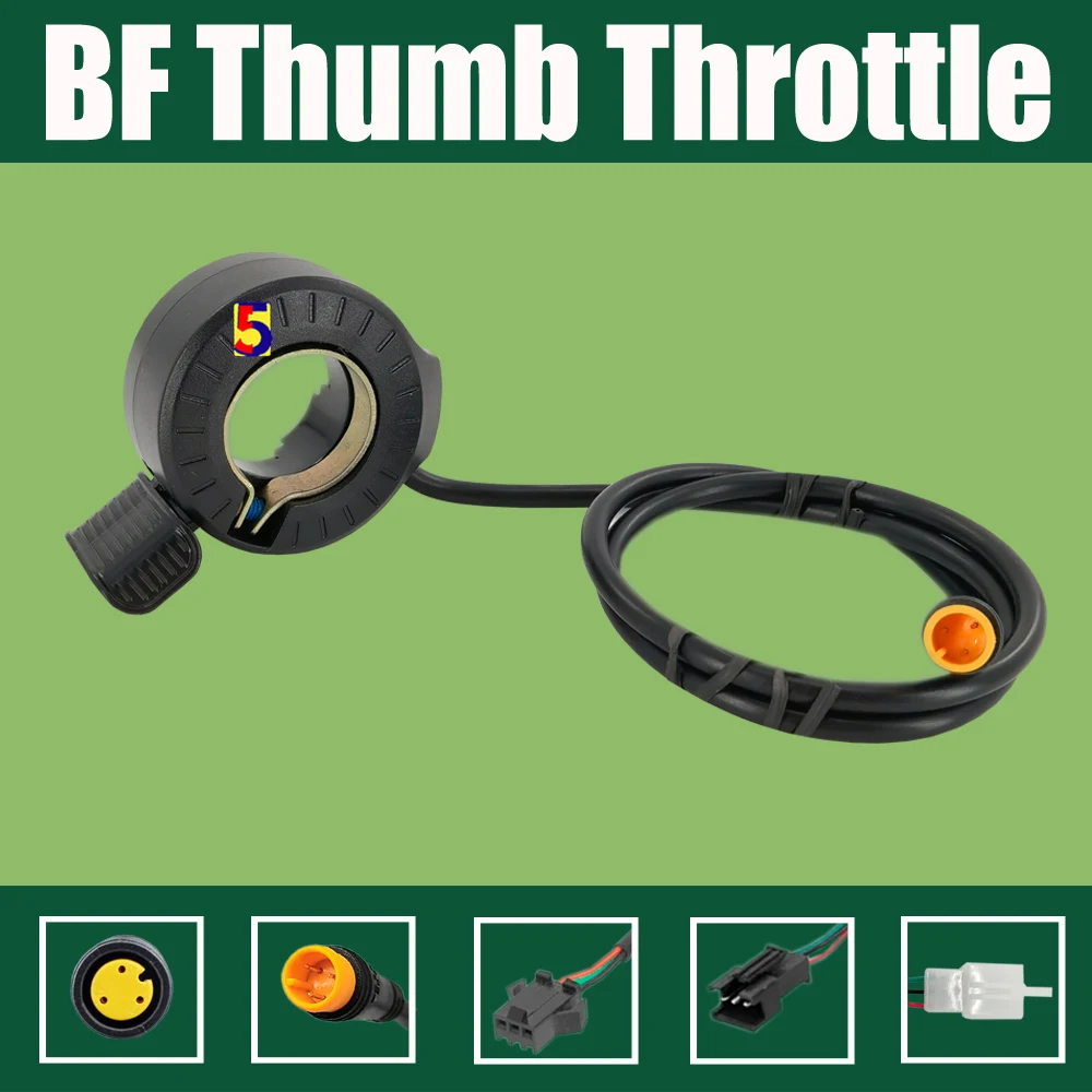 Electric Scooter eBike Bafang Thumb Throttle Accelerator Right/Left Handlebar Bafang Motor Throttle BBS01/BBS02/BBSHD Waterproof