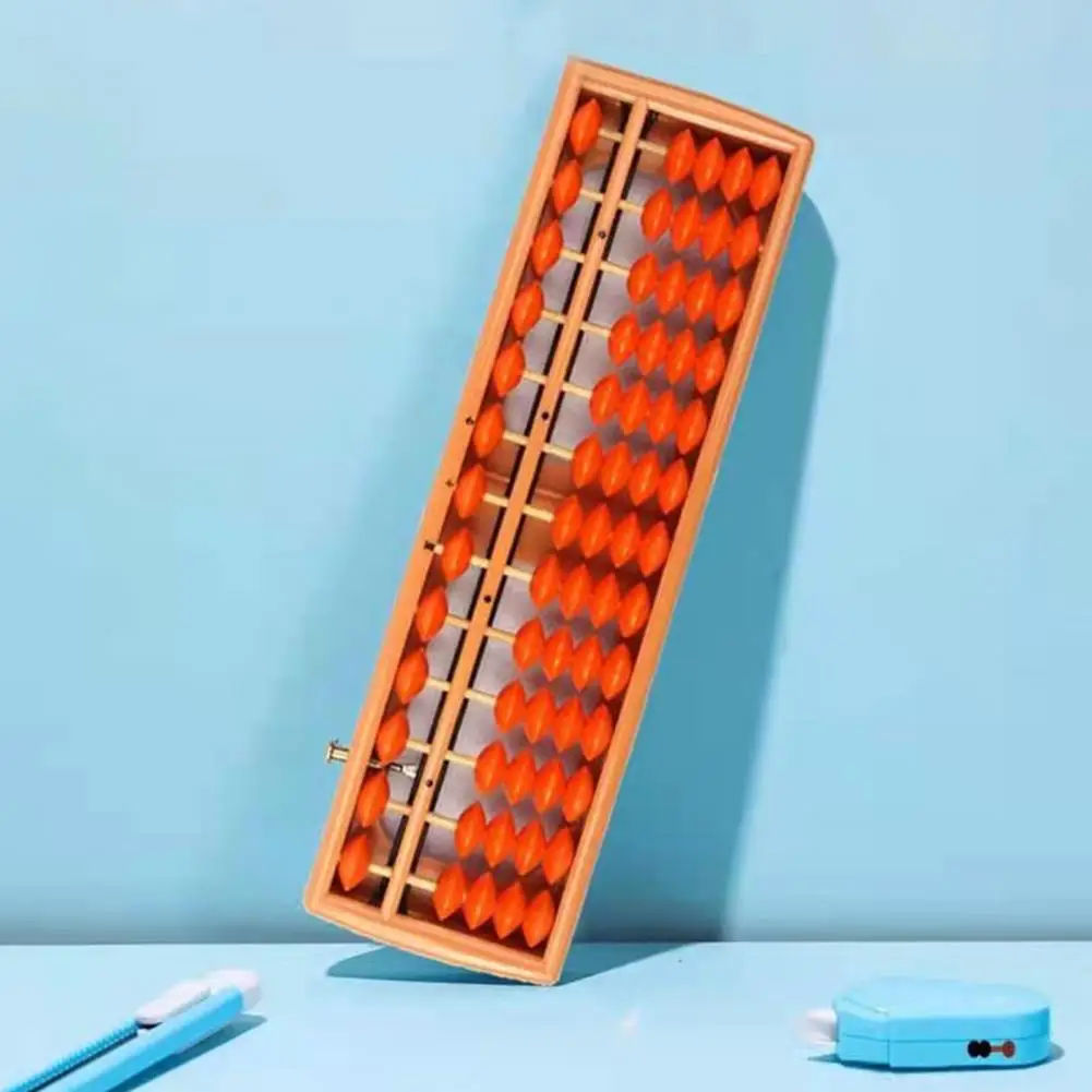 13-Row 5 Beads Abacus Mathematics Standard Abacus Soroban Learning Game Simulated Kids Beads Calculating Calculators