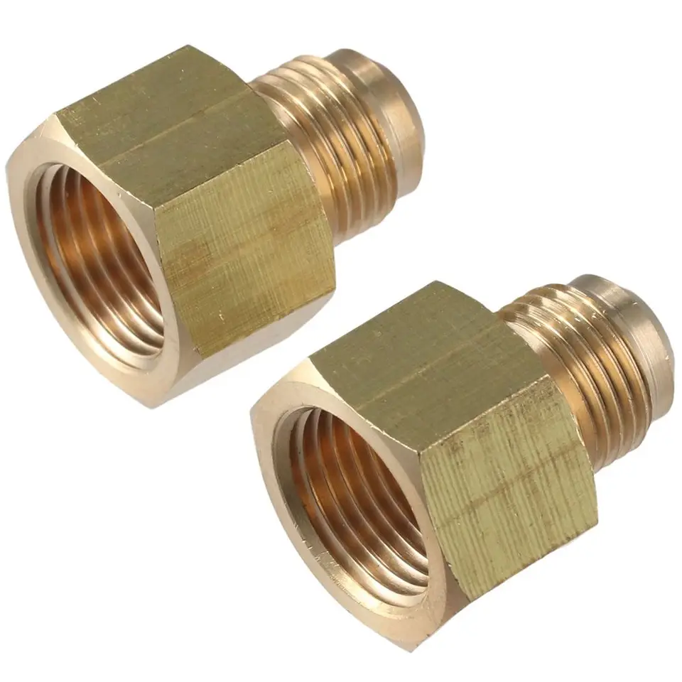 Raccordo A T In Ottone A 3 Vie Per Tubo Flessibile Del Carburante Per Aria Compressa Olio E Gas 8 Mm 95068587 - Foto 5