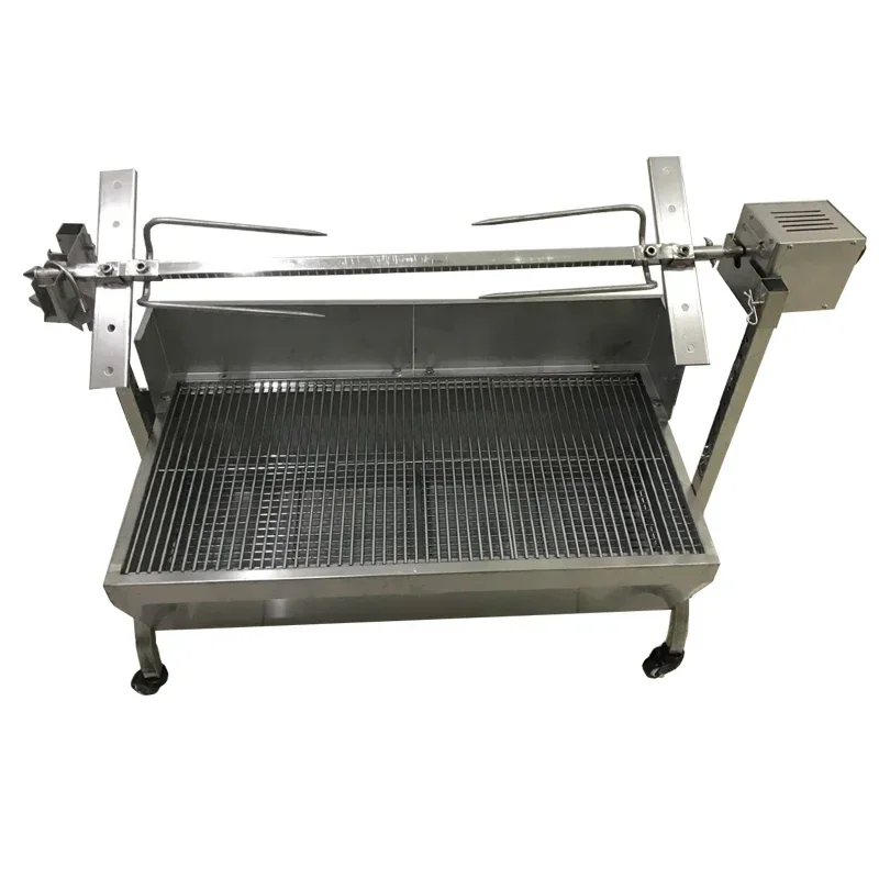 Stainless steel kebab grill BBQ Barbecue Grill rotary grill Picnic Burner Camping Barbecue mutton / goat / chicken barbecue