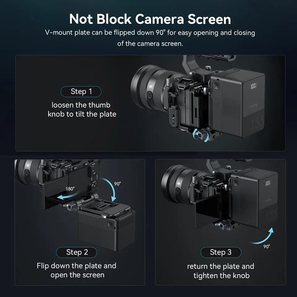 SmallRig Vマウントプレート　アルカスイス 4064B SmallRig Vマウントプレート アルカスイス 4064B SmallRig Compact V