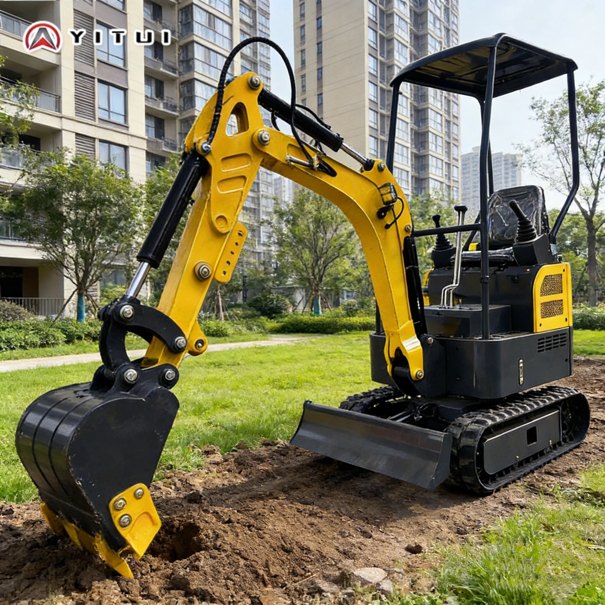 New Quick Delivery Of Mini Excavators 0.8 Tons Customized Euro5 Diesel Engine Crawler Mini Excavators High Quality For Home