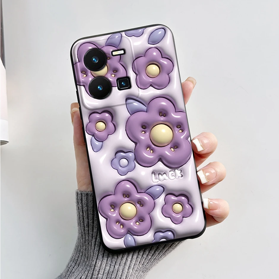 Fashion Cartoon Phone Case with Beautiful Painting Design - Protective Back Cover