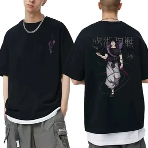 Japanese Anime Jujutsu Kaisen Fushiguro Toji Graphic T-shirt Men Women Fashion Oversized T Shirts Male Manga Fashion Tshirt Tops