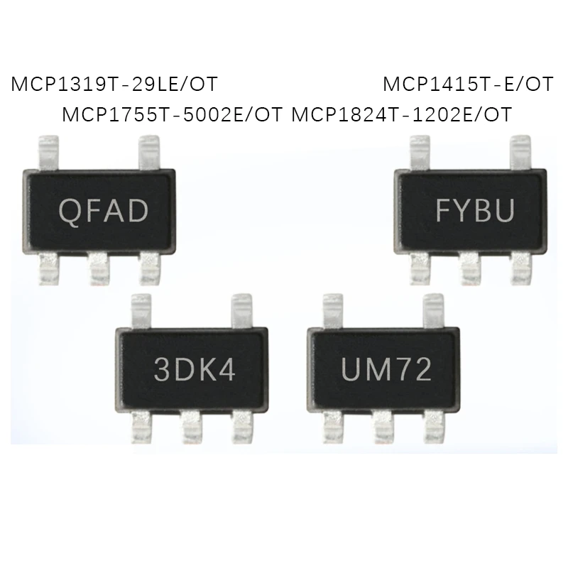 

1PCS MCP1824T-1202/MCP1755T-5002/MCP1415T-E/OT MCP1319T-29LE/OT