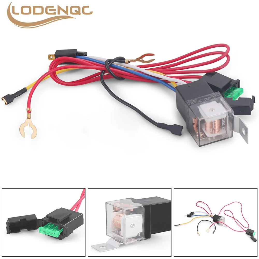 Car Air Horn 12V Wires & Relay Kit for Car Truck
