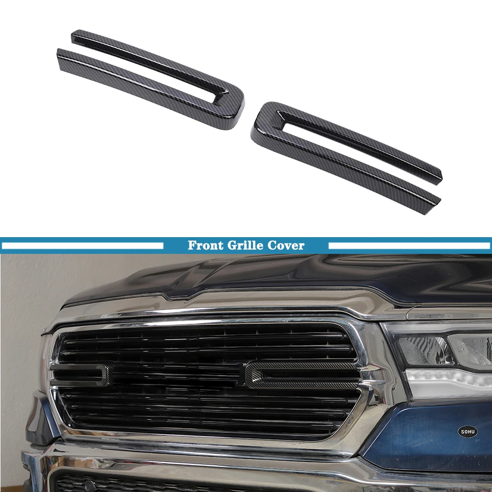 

for Dodge RAM 2018 2019 2020 2021 2022 2023 Front Grille Insert Grill Decorative Trim Cover Decal ABS Car Exterior Accessories
