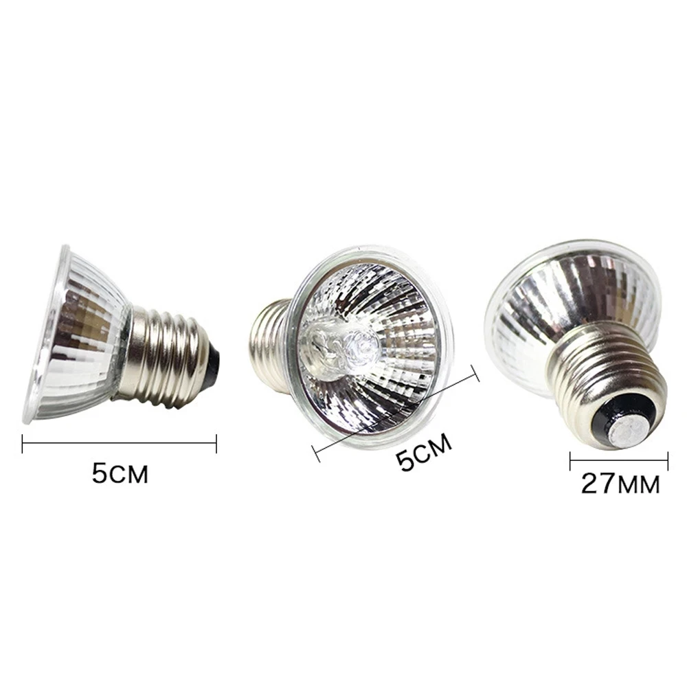 UVA+UVB 3.0 Reptile Lamp Turtle Basking UV Light Bulbs Heating Lamp Amphibians Lizards Temperature Control Lamps 25/50/75W 1Pc