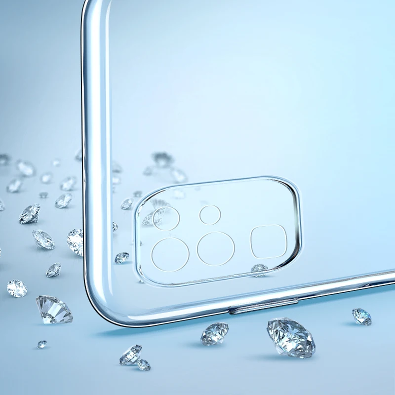 Crystal Clear Soft TPU Phone Case - Sleek Protective Back Cover