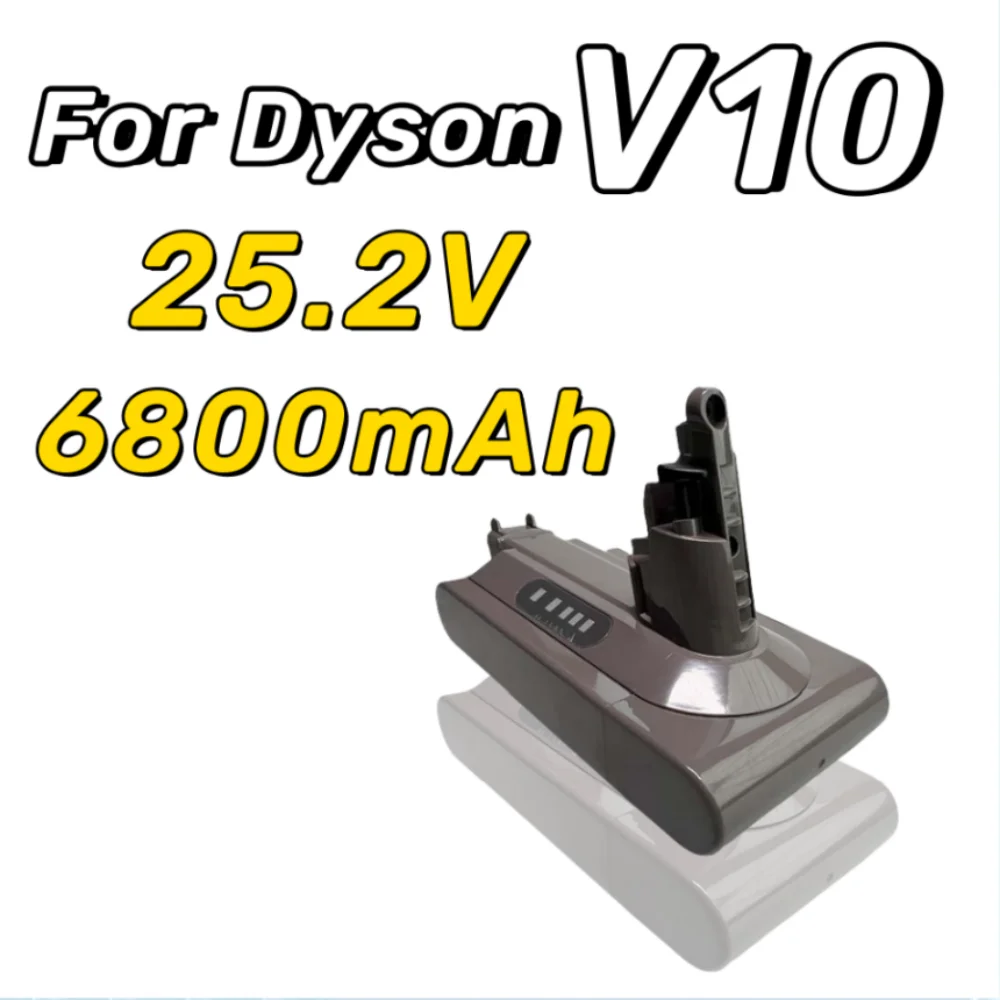 

Сменный аккумулятор для Dyson SV12, 25,2 в, 6800 мАч, Втч, аккумулятор для Dyson V10, аккумулятор V10, абсолютный пушистый Циклон SV12