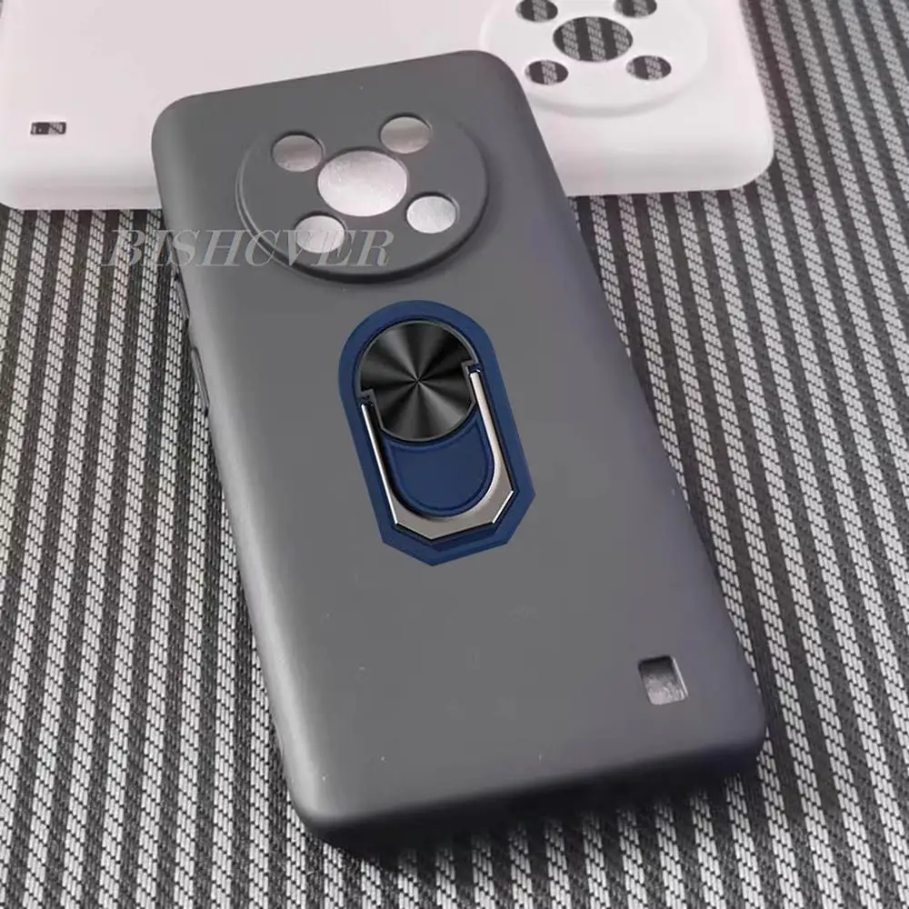 FOR ZTE Blade A73 5G 6.52"BladeA73 Express 50 XiaoXian50 Back Ring Holder Bracket Phone Case Smartphone TPU Soft Silicone Cover 3