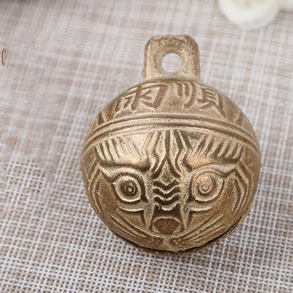 

30 Pcs Jingle Bells Copper Accessories Rosary Necklace Wind Chime DIY Jewelry Rose Small