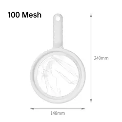 High-Density Reusable Mesh Filter Bag for Beverages and Cooking (100 mesh)