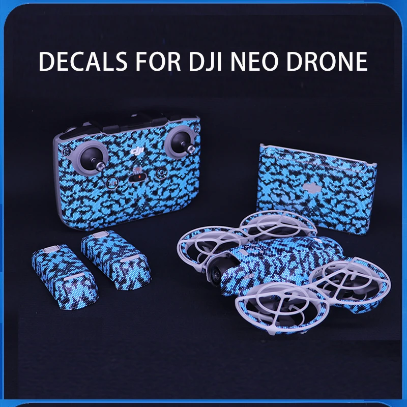 Decorative Sticker Skin Decals Anti-Scratch Protective Film Accessory for DJI NEO Drone Controller Charging Manager