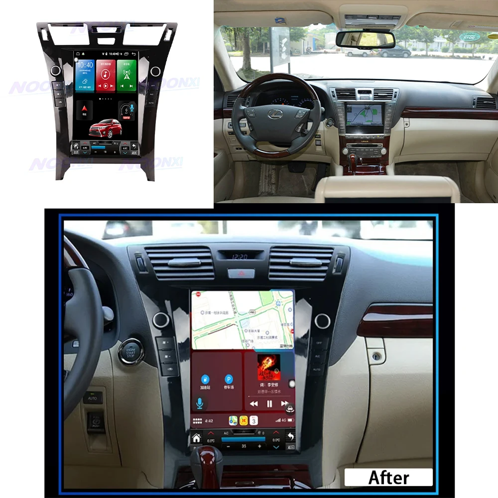 

256G Tesla Screen Android 12.0 For Lexus LS460 LS600 2006-2011 Radio Car Multimedia Player Auto GPS DVD Navigation Head Unit 5G