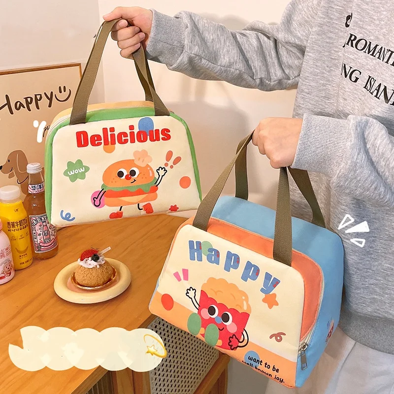 Thickened Aluminum Foil Lunch Box Bag Insulated Lunch Box Packaging Bag For Students And Office Workers Portable Meal Bag