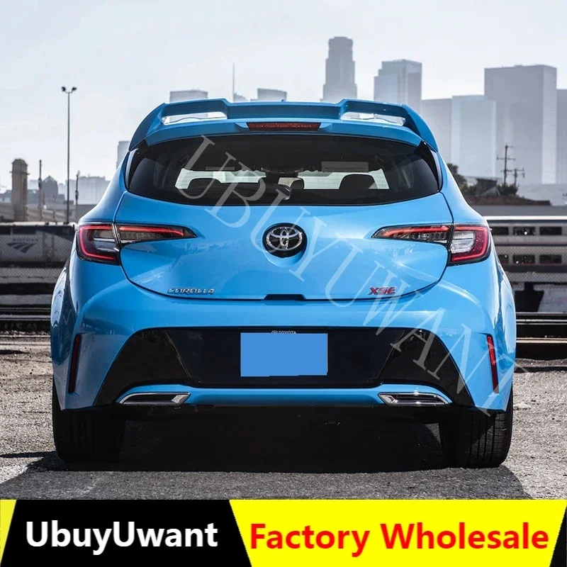 

Для хэтчбека Toyota Corolla 2019 + Новый Неокрашенный праймер из АБС-пластика задний Багажник крыло губа спойлер Стайлинг автомобиля