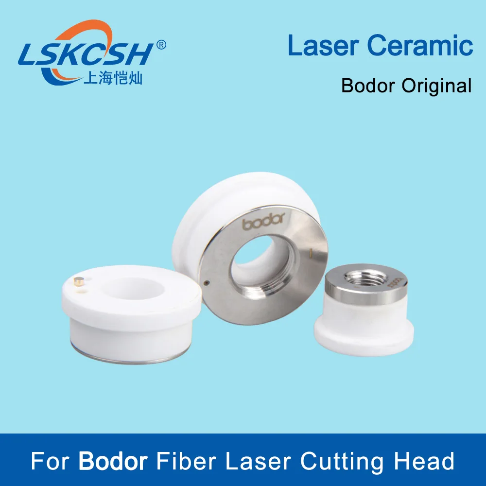 

LSKCSH 10pcs/lot Bodor Laser Ceramic Dia32 M14 28 M11 20.6 M8 For Bodor GN3 GN6 3D Laser Cutting Head Nozzle Holder Original