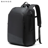 BANGE Expandable Anti-Theft Large Waterproof Men's Backpack 15.6 inch Laptop Backpacks Business Travel USB Charging Shoulder Bag