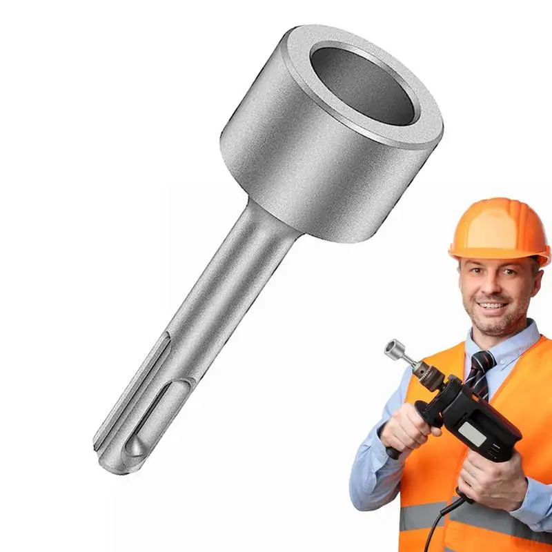 Ground Rod Drill Bit Steel Efficient Ground Rod Drill Bits Time-Saving Universal Piling Drilling Tools For Plus Hammer Drills