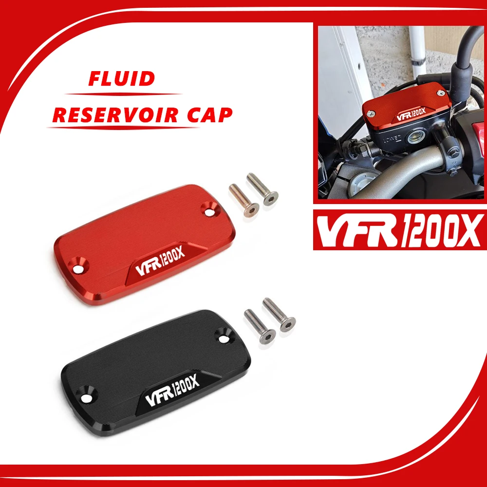 

Motorcycle CNC Front Clutch Brake Fluid Reservoir Cover caps For Honda VFR1200X Crosstourer 2014 2015 2016 2017 VFR 1200x