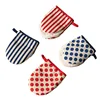 Style Polka Dot Heat-Resistant Oven Mitts for Home Use,Japanese Microwave Safe Gloves  kitchen gloves  heat resistant gloves 6