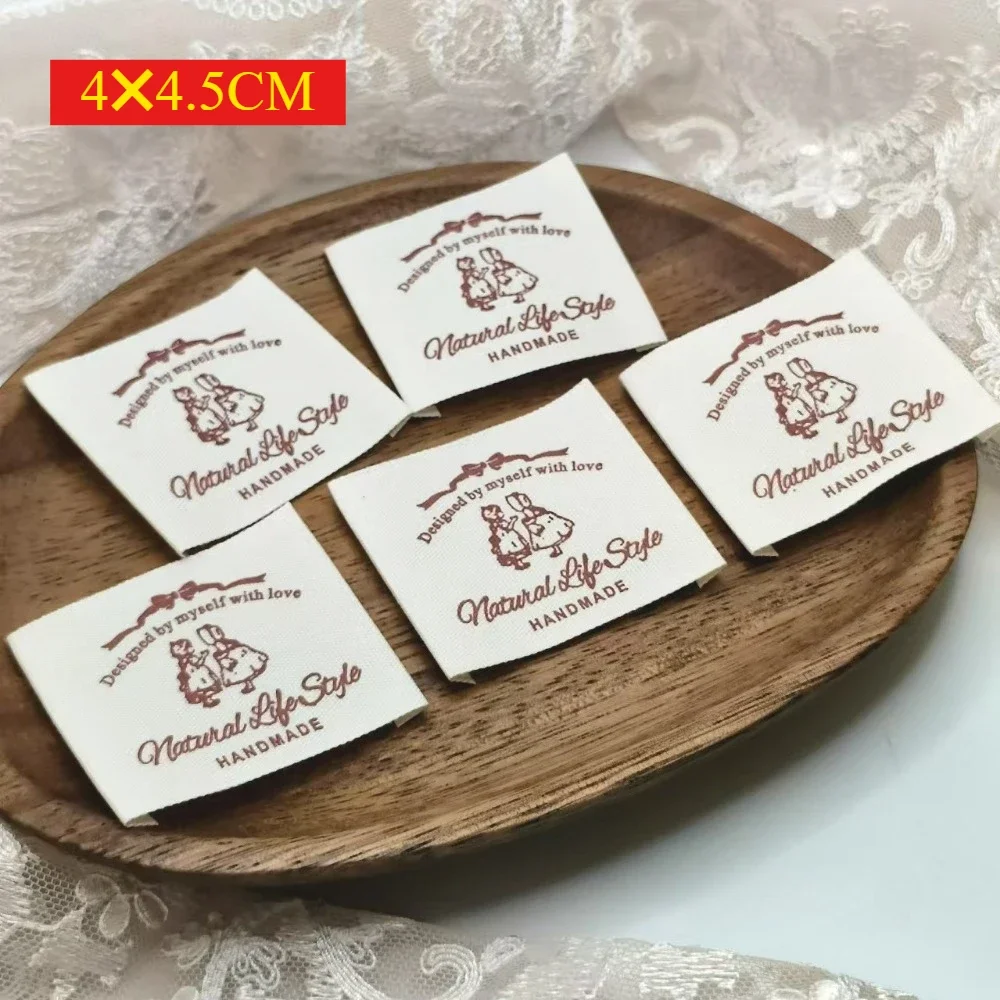 Premium 100% Cotton Fabric Care Labels for Kids Garments - Printed Wash Tags Wholesale