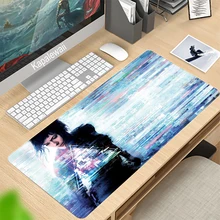 

Natural Rubber Gaming Mouse Pad Large Ghsot In The Shell Computer Mouse Pad Desktop Keyboard Pad Wristband Thickening Selvedge