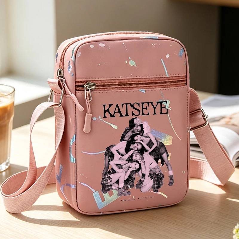 Stylish Anime Printed Crossbody Shoulder Bag - Large Capacity Unisex Fashion Storage Pouch Gift