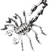 3D Metal Puzzle Scorpion Models Kits Steel Warcraft DIY Assembled Jigsaw Detachable Educational Toys Puzzles Gifts For Adult 2